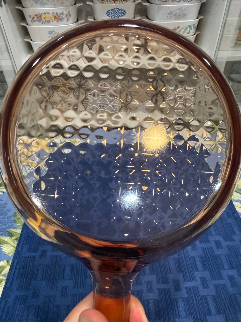 Corning Vision France Amber 7" Glass Skillet with Handle - Picture 3 of 6
